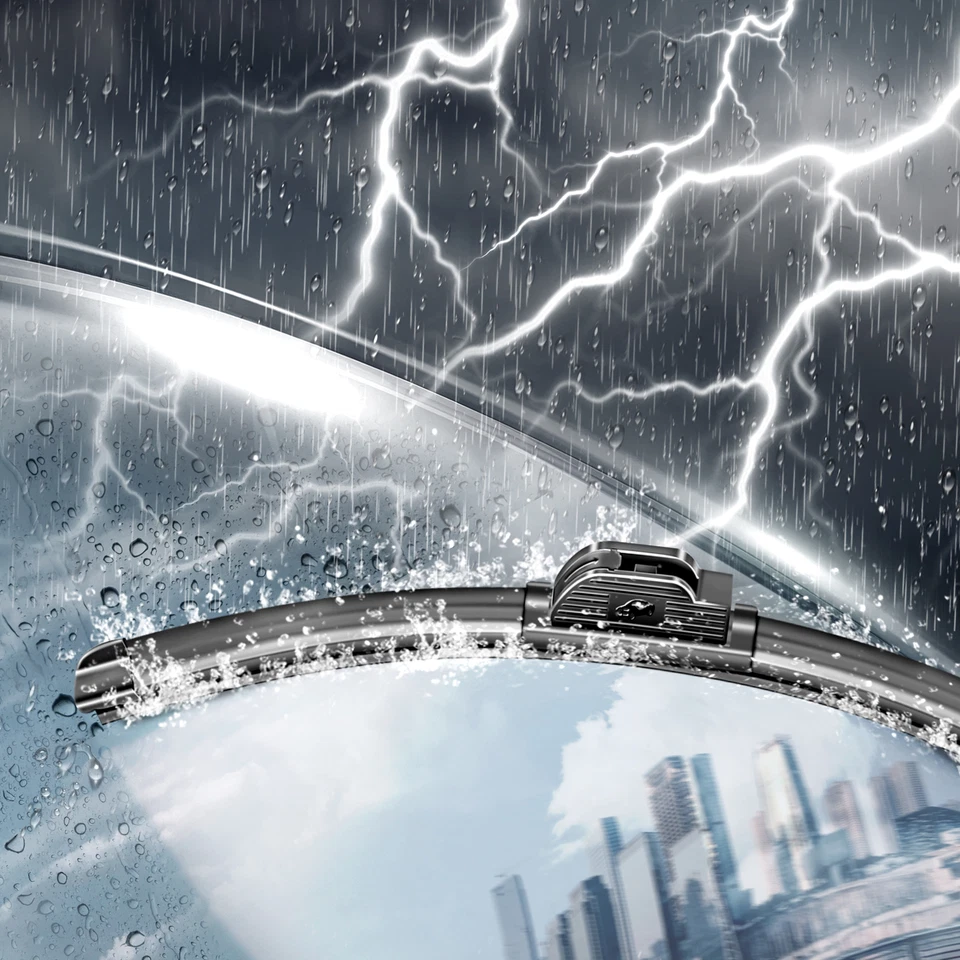 Yeahmol 3pcs Front & Rear Windshiled Wiper Blades Fit For Geo Metro 1989-1994 - Image 2 of 4