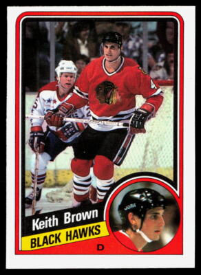 Keith Brown 1984-85 O-Pee-Chee #33 NMT