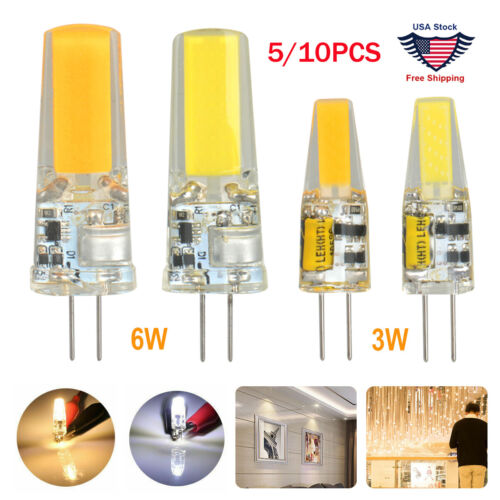 G4 LED 12V AC/DC COB Light 3W 6W High Quality LED G4 COB Lamp Bulbs USA - Picture 1 of 14