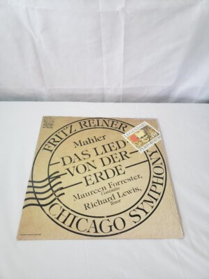 Gustav Mahler, Maureen Forrester ~ Das Lied Von Der Erde ~ 1984 ~ LP ~ EX