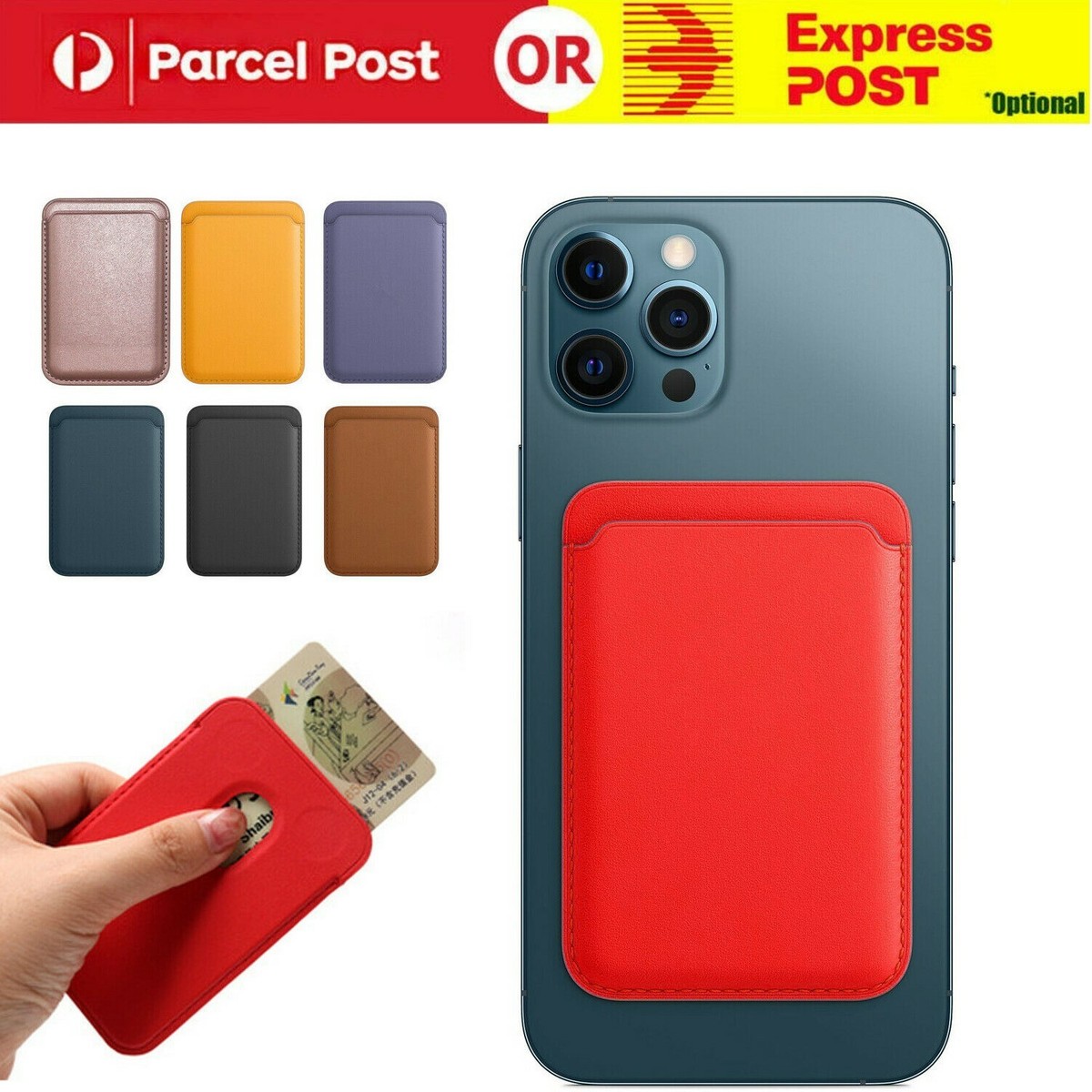 Card Holder Iphone 12 Mini Magnet Magnetic Card Holder For Magsafe