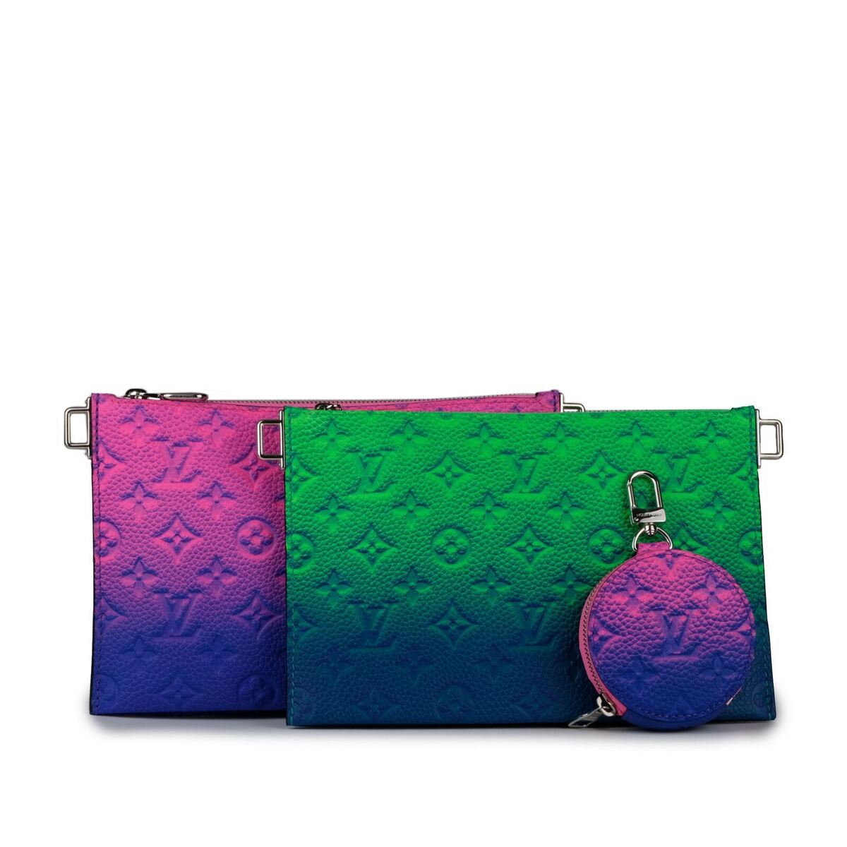 Virgil Abloh LOUIS VUITTON SS22 Illusion Trio Pouch Virgil Abloh LOUIS VUITTON SS22 Illusion Trio Pouch