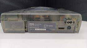 SEGA SATURN Clear Black Skeleton HST-3220 Console with Box s1485M