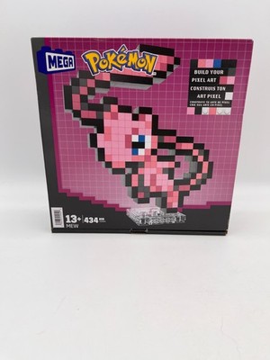 Mega Bloks - Pokemon Mew, Pixel Art, 434 Piece Building Toy Set