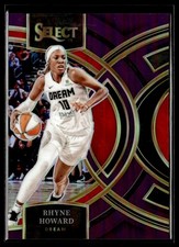 2024 Panini Select WNBA 140 Rhyne Howard Atlanta Dream Purple Prizm 013/149