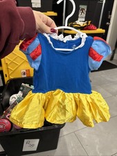 Disney Store Baby 12-18M Snow White Halloween Costume Tutu Dress Bodysuit