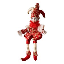 Xmas Christmas Elf Doll Clown Hanging Ornaments home decoration party deco  