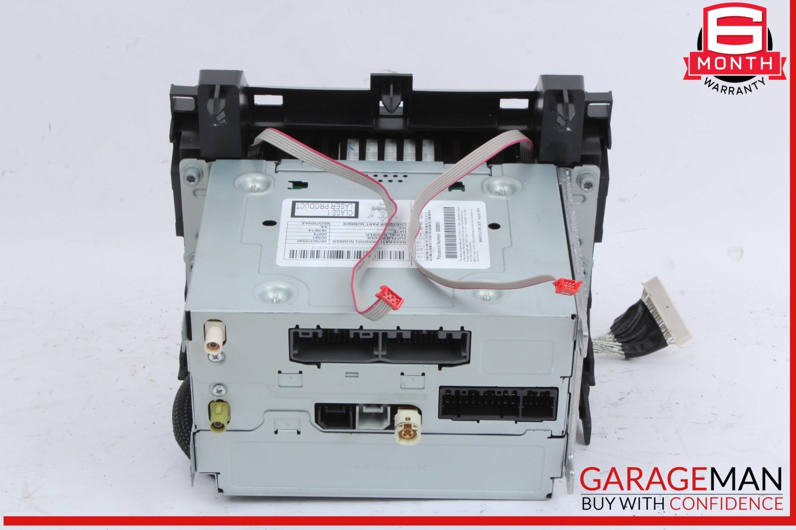 14-17 Maserati Ghibli Quattroporte Head Unit Comand FM CD Audio 670031059 OEM