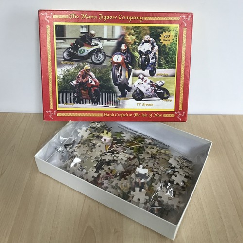 Isle of Man TT Motorrad Puzzle 280 Teile von Manx Jigsaw Co Handarbeit - Bild 3 von 7