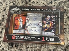 2026 Leaf Metal Football Hobby Box