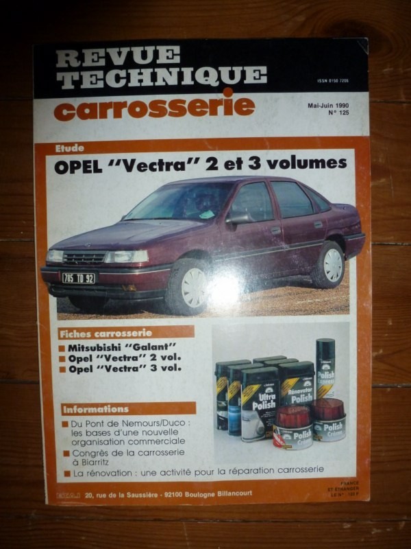 Revue technique Opel Vectra résoudre les problèmes de carrosserie guide neuf