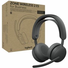 Logitech Zone Wireless 2 ES for Business - Noise-Canceling Wireless Headset with