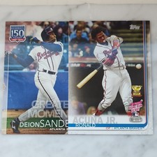 Deion Sanders x Ronald Acuna Jr Card Lot. Two Brave Legends.