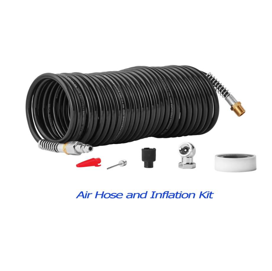 Black 3 Gallon 100 PSI Oil-Free Portable Air Compressor Flip Handle Dual Gauge