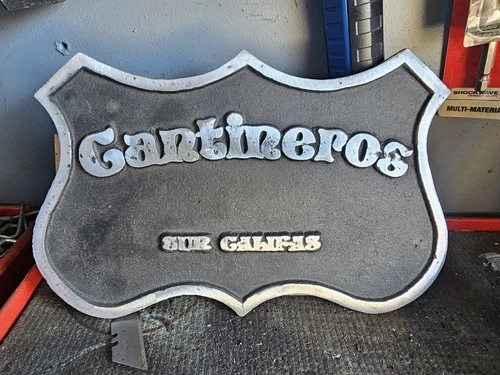 CAR CLUB PLAQUE HOT ROD LOWRIDER PARTS GM FORD HOLLEY SIGN CRAGAR NOS LOTS TO DO