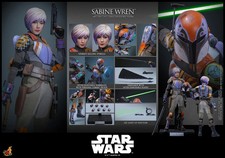 Hot Toys 1 6 Scale Figure SABINE WREN TMS171 Star Wars Rebels NEW IN STOCK