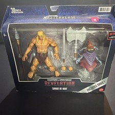 Masters of the Universe Masterverse Revelation Savage He Man and Orko He-Man