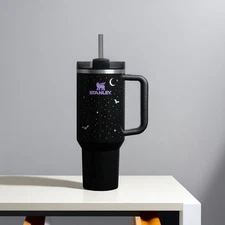 Stanley Halloween40oz H2.0Flow state Quencher Tumbler Spellcast Black🔔Gift🔔NW$