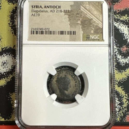 NGC ANCIENTS - Syria, ANTIOCH Elagabalus, AD 218-222 - AE19