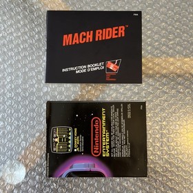 Mach Rider Nes Nintendo ASD COMPLET 100% OFFICIEL
