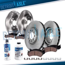 10pc Front Rear Rotors Ceramic Brake Pads Kit for Buick Verano Chevy Cruze Volt