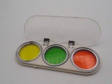 Canon Kenko 40mm filter set Y2 R0 PO1 threade...