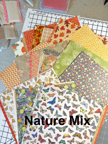 Assorted Collection of 12 X12 Scrapbook Paper Lot