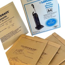 Lindhaus Vacuum Bags & A4 Manual Brown Good Activa Diamante Dynamic 4-Pack Open