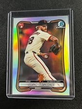 2026 Bowman Chrome Red Rookie Logo Variation #16 Carson Whisenhunt Giants