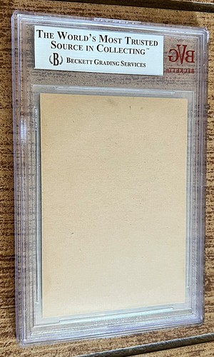 1966 TOPPS #163 TITO FRANCONA PROOF Blank Back, Beckett Vintage Grading 8.5 - Picture 2 of 3