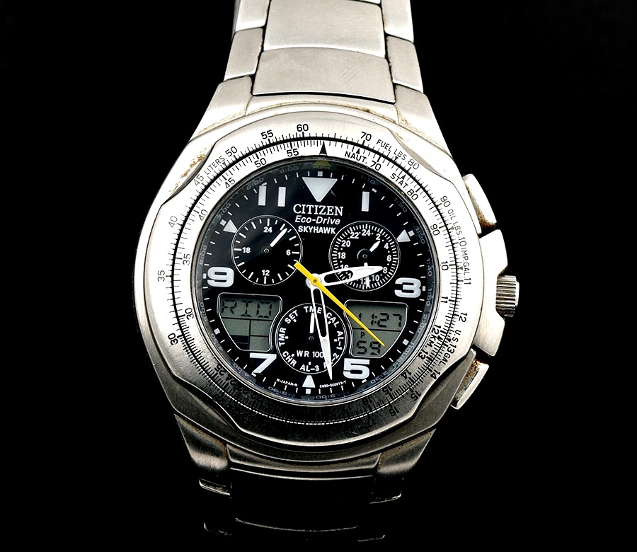 Citizen Eco Skyhawk Multi-Function Chronograph Sl… - image 1