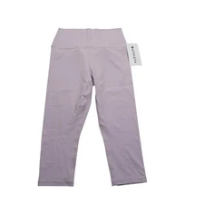 Athleta Leggings Womens Medium Lavender Transcend Capri Quick Dry S235-0004