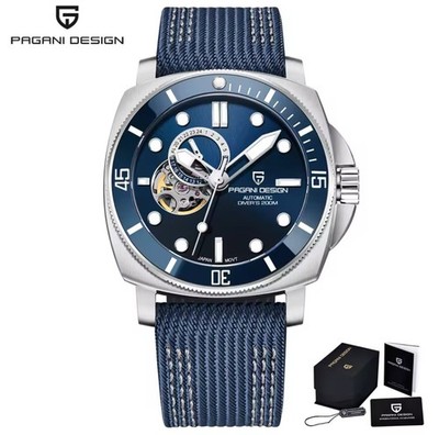 Pagani Design PD-1736 NH39 Open Heart Automatic 43mm Diver Watch 200M Sapphire