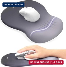 TECKNET Ergonomic Mouse Pad with Wrist Rest, Memory Foam Mousepad with Wrist Sup