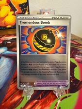 Pokemon Tremendous Bomb 082/084 Reverse Holo Uncommon TCG 2026 Pitch Black Card