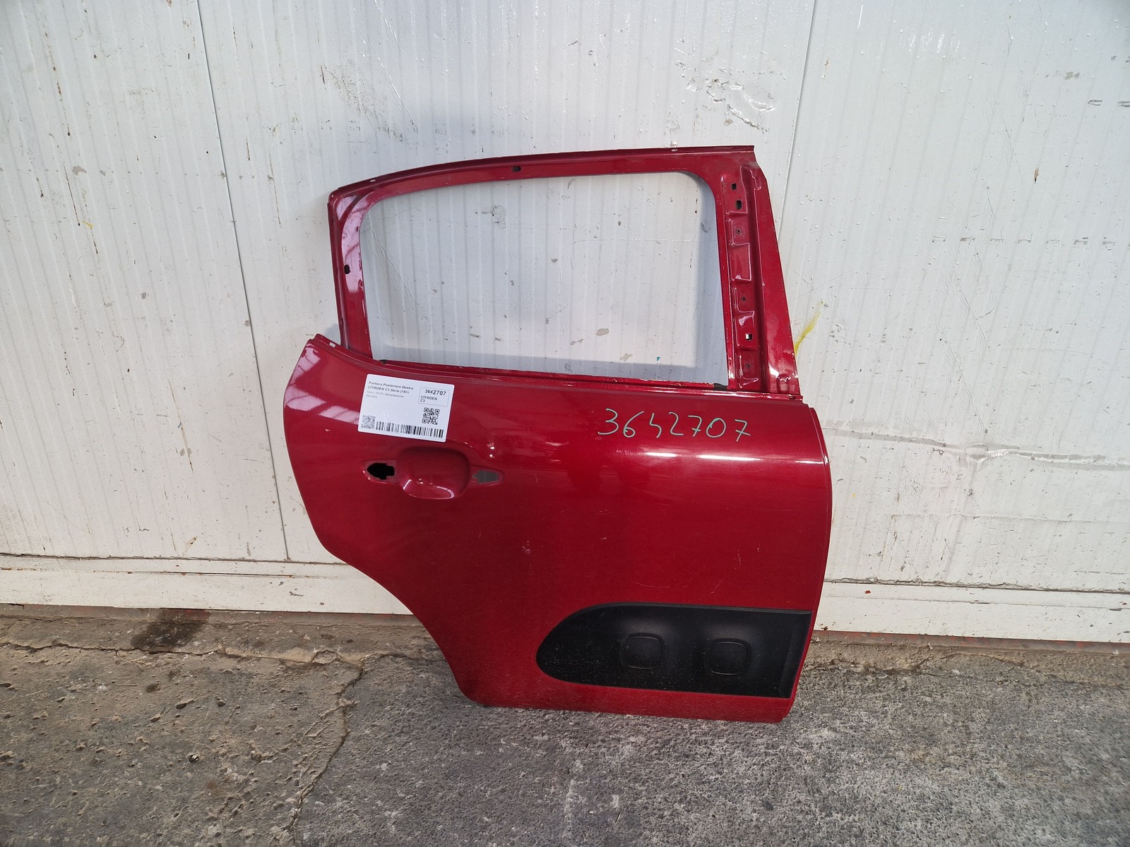 PORTIERA POSTERIORE DESTRA PER CITROEN C3 Serie (16>)