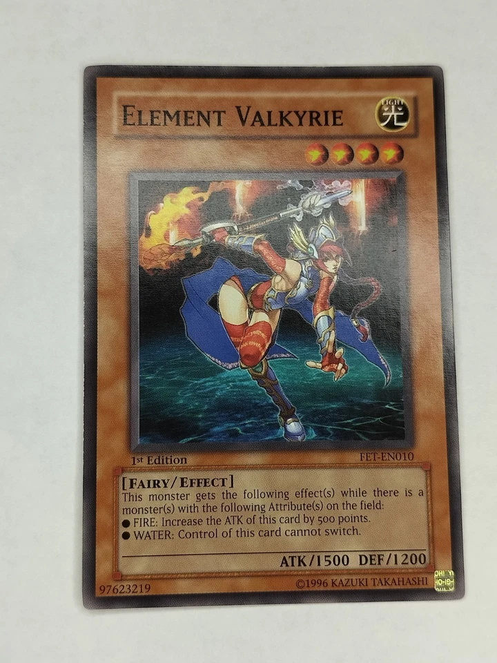 Yu-Gi-Oh! TCG X2 Element Valkyrie FET-EN010 Common 1st Edition LP - Image 4 of 4