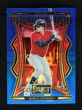 2025 Panini Select Phenomenon Blue Prizm 11/49 Roman Anthony #4 1v3