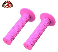 ALTA Triangle Bicycle 124mm Grips 7/8” Handlebar Pink Classic Durable BMX Grips.