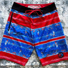 Pelagic Argonaut Board Shorts Men 30 8-Way Stretch Tech Surf Fishing Trunks New