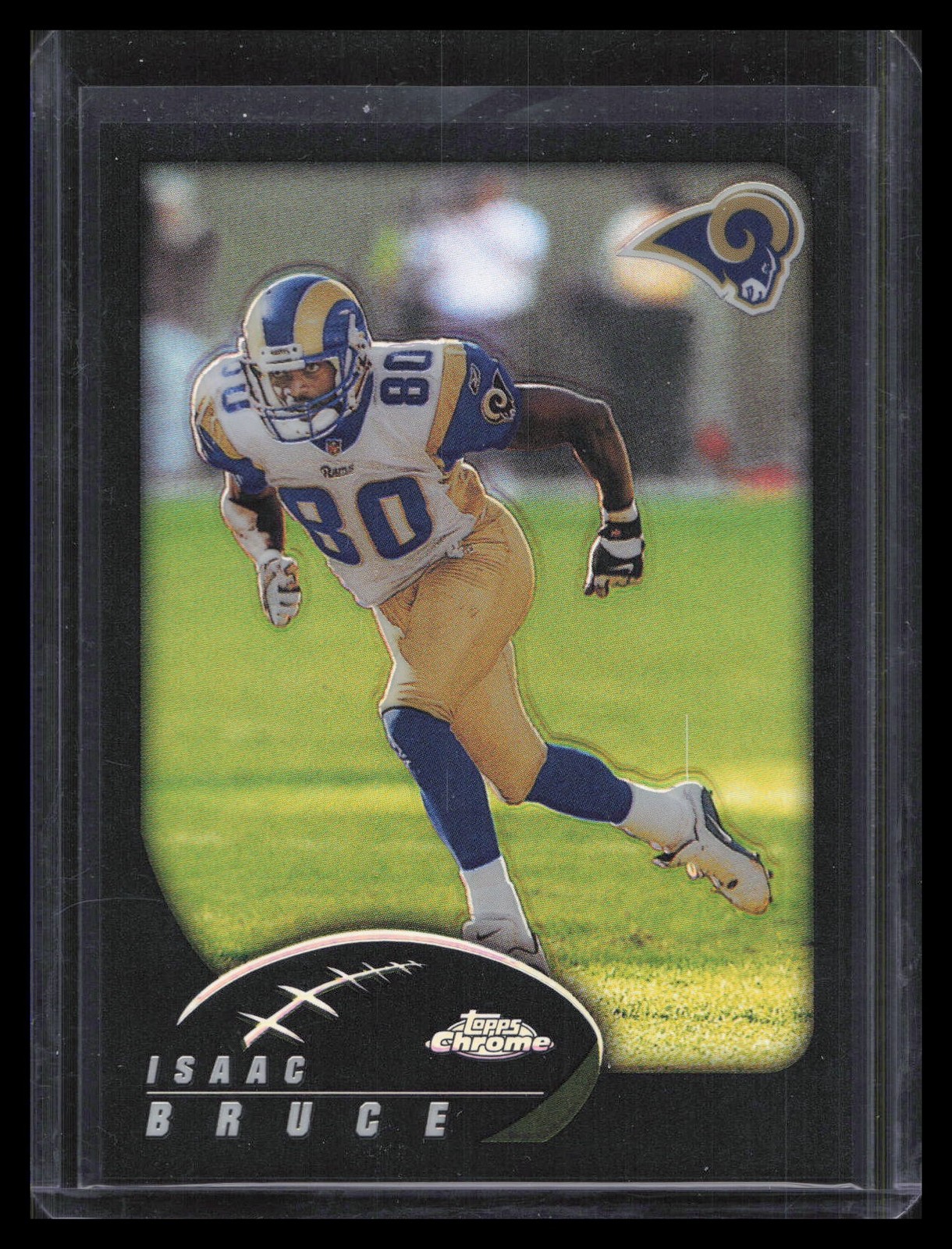 Isaac Bruce 2002 Topps Chrome #104 Black Refractors #/599