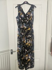 Warehouse Cropped Jumpsuit Size 8