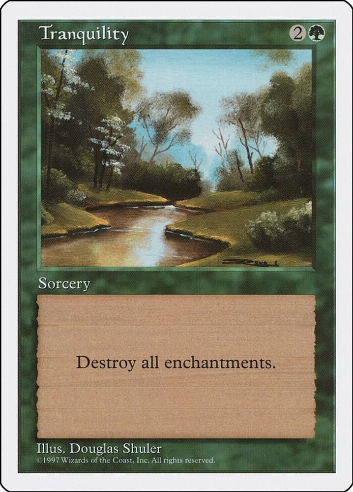 Tranquility Fifth Edition MTG LP card