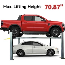 8,500Lbs 4-Post Car Lift Four Post Parking Lift CE Approved For Workshop, Shop