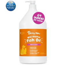 Wild Alaskan Fish Oil for Dogs 64 Fl Oz Pack of 1 Pump Top
