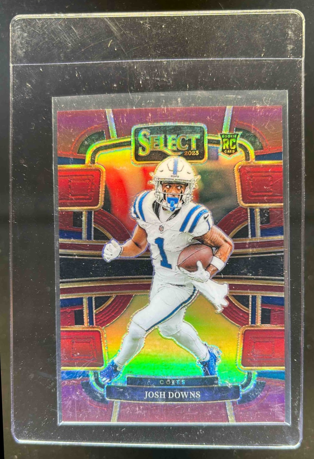 2023 Select Josh Downs RC Maroon Prizm Concourse #52/149 Colts