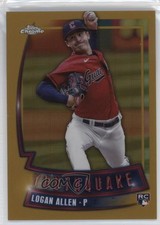 2023 Topps Chrome Update Youthquake Gold Refractor 39/50 Logan Allen #YQ-84 1ca6