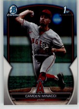 Camden Minacci 2023 Bowman Draft Chrome Refractor BDC-23 Angels 1st
