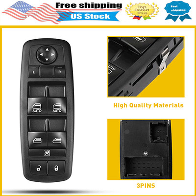 Driver Power Window Master Switch Fits Dodge Grand Caravan 3.6L 12-19 68110871AA
