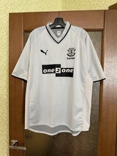 Everton 2001 2002 Away Puma Vintage Soccer Jersey Football Shirt Size L